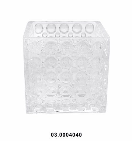 Jarra Vidro Cubo Bolas 11X10 - Image 1