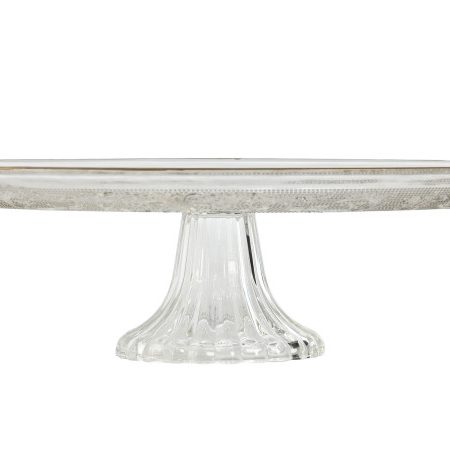 Centro Mesa Vidro C/Pé 33X9 Fio Ouro - Image 3
