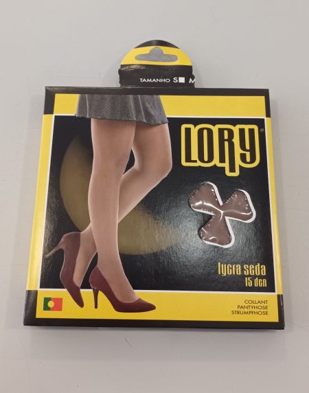 Meia Lory Lycra Seda Cor 9 Muskade Tam.M - Image 1