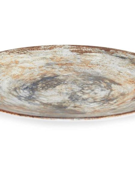 Prato Mesa Porcelana Castanho Raso 26Cm - Image 2