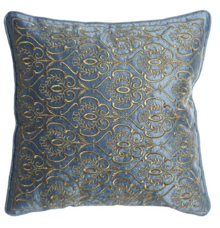 Almofada 45X45 Cinza.525Gr Bordado Ouro - Image 3
