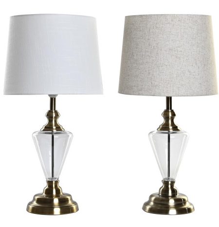 Candeeiro Mesa  Vidro/Metal 35X69 Srt.2 - Image 1