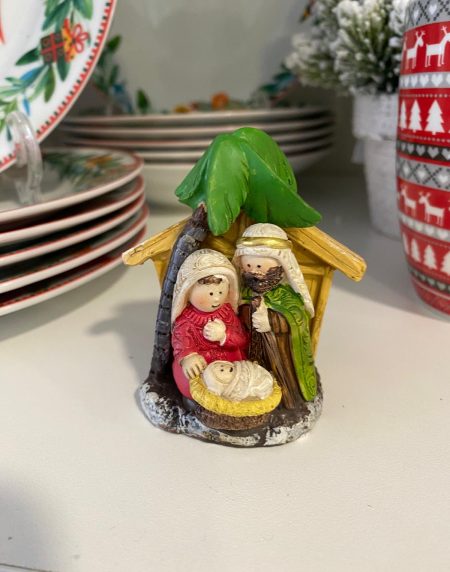 Mini Presépio de Natal Resina 7cm - Image 1