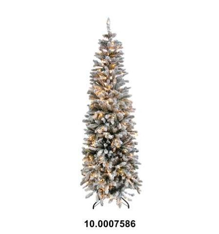 Árvore de Natal c/ Neve Estr. 350 Leds 210cm - Image 1