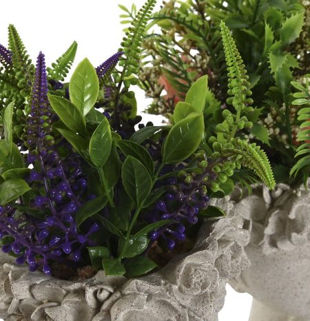 Vaso Face Mulher c/ Planta Artificial 17X18X35 SRT.2 - Image 2