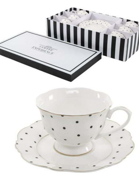 Jogo de 6 Chávenas Chá Porcelana Excellence 200ml - Image 1