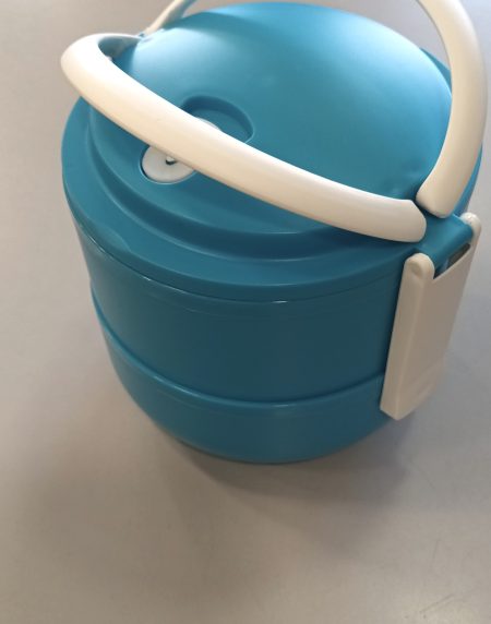 Caixa Hermética Redonda Dupla 1,8L Azul - Image 1