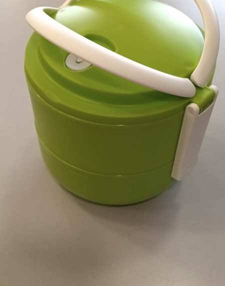 Caixa Hermética Redonda Dupla 1,8L Verde - Image 1