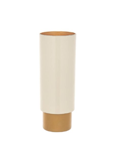 Jarra Metal Creme/Ouro 31x12 - Image 1