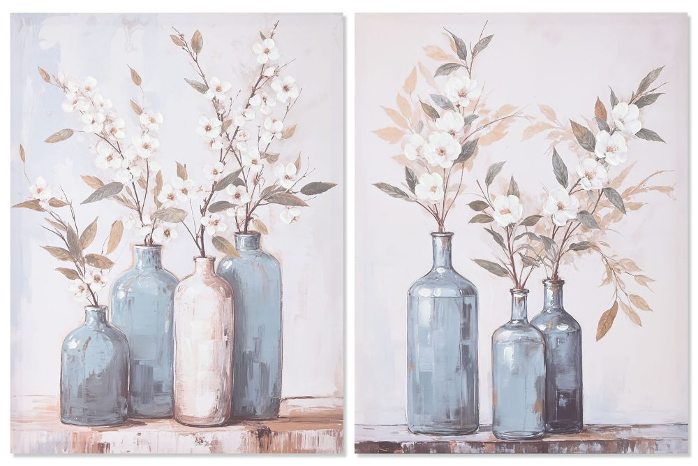 Quadro em tela jarros decorativo Eurokasa