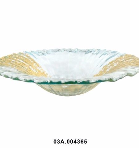 Centro de Mesa Murano Disco Ouro 52x13cm - Image 2