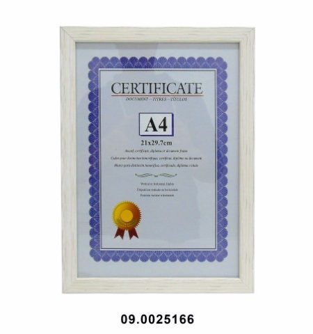Moldura Foto A4 PVC Creme 32x23,5cm - Image 1