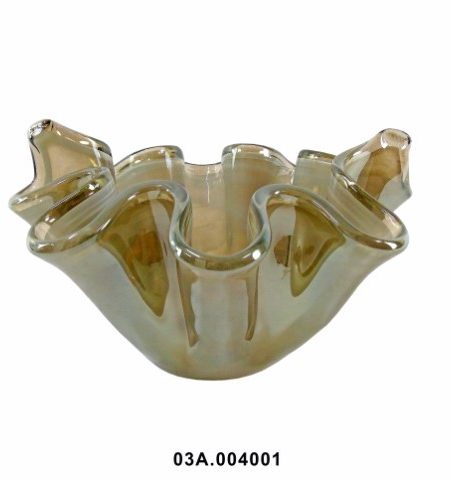 Centro de Mesa Murano James Bege 34x21cm - Image 1