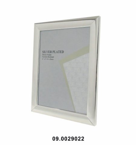 Moldura Foto 15x20 Metal Prateada 24,5x19cm - Image 1