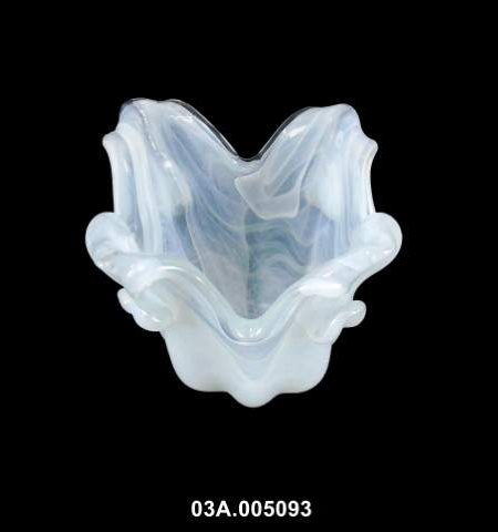 Jarra Mesa Murano Branco 13x14cm - Image 2