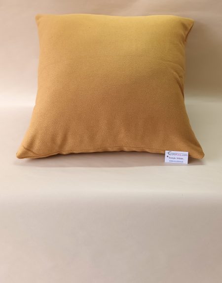 Almofada Decor 45x45cm Liso Cor Mostarda - Image 1