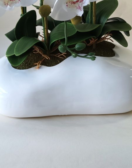 Centro de Orquídeas 3H en Vaso Pedra 60x45cm - Image 3