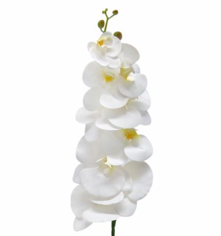 Haste Orquídia Branco 9 Pétalas 90x18 - Image 3