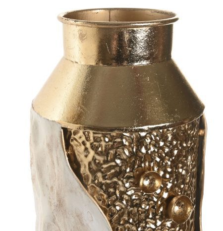 JARRA DE METAL CREME E OURO 3D - Image 3