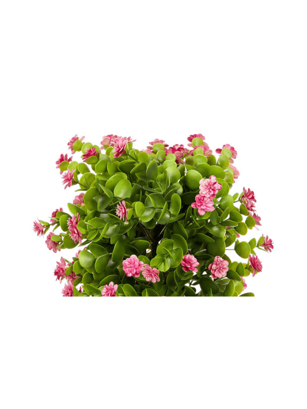 Planta artificial com vaso de folhagem e flores para decoração de interiores Eurokasa