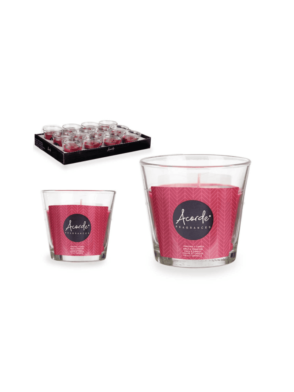 Vela perfumada em copo de vidro aromática em ambiente decorado Eurokasa