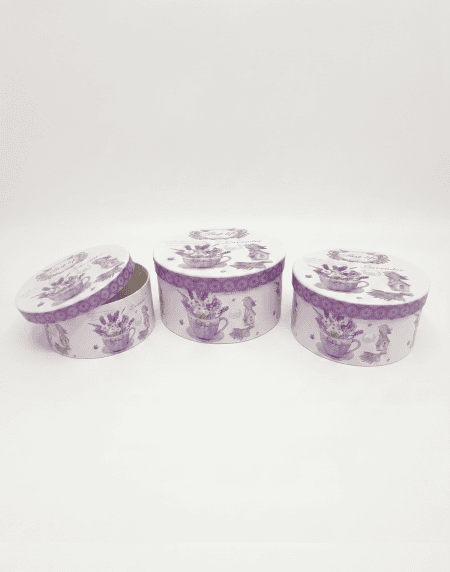 caixa-cartao-redonda-lavanda-decorativa-eurokasa