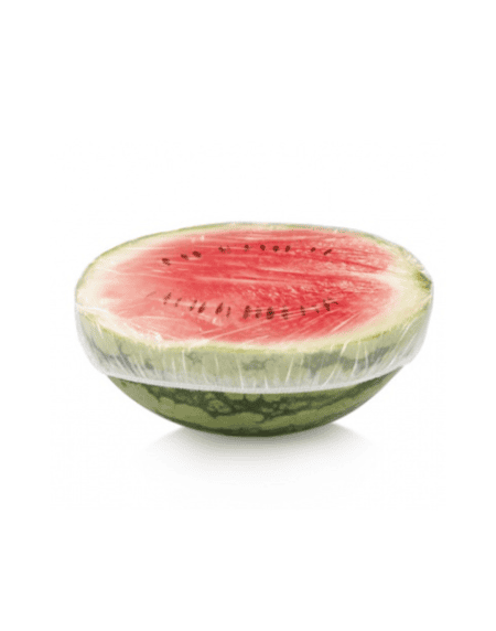 Capas elásticas protetoras Tescoma 4Food cobrindo taças de fruta frescas Eurokasa
