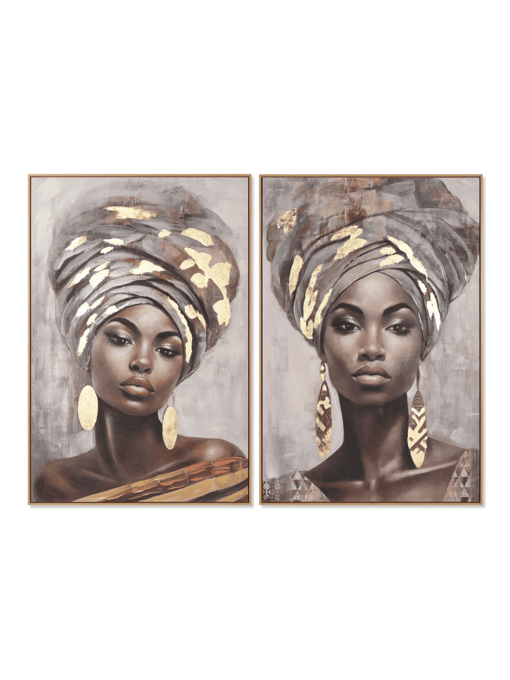 Quadro em tecido tela africana Eurokasa