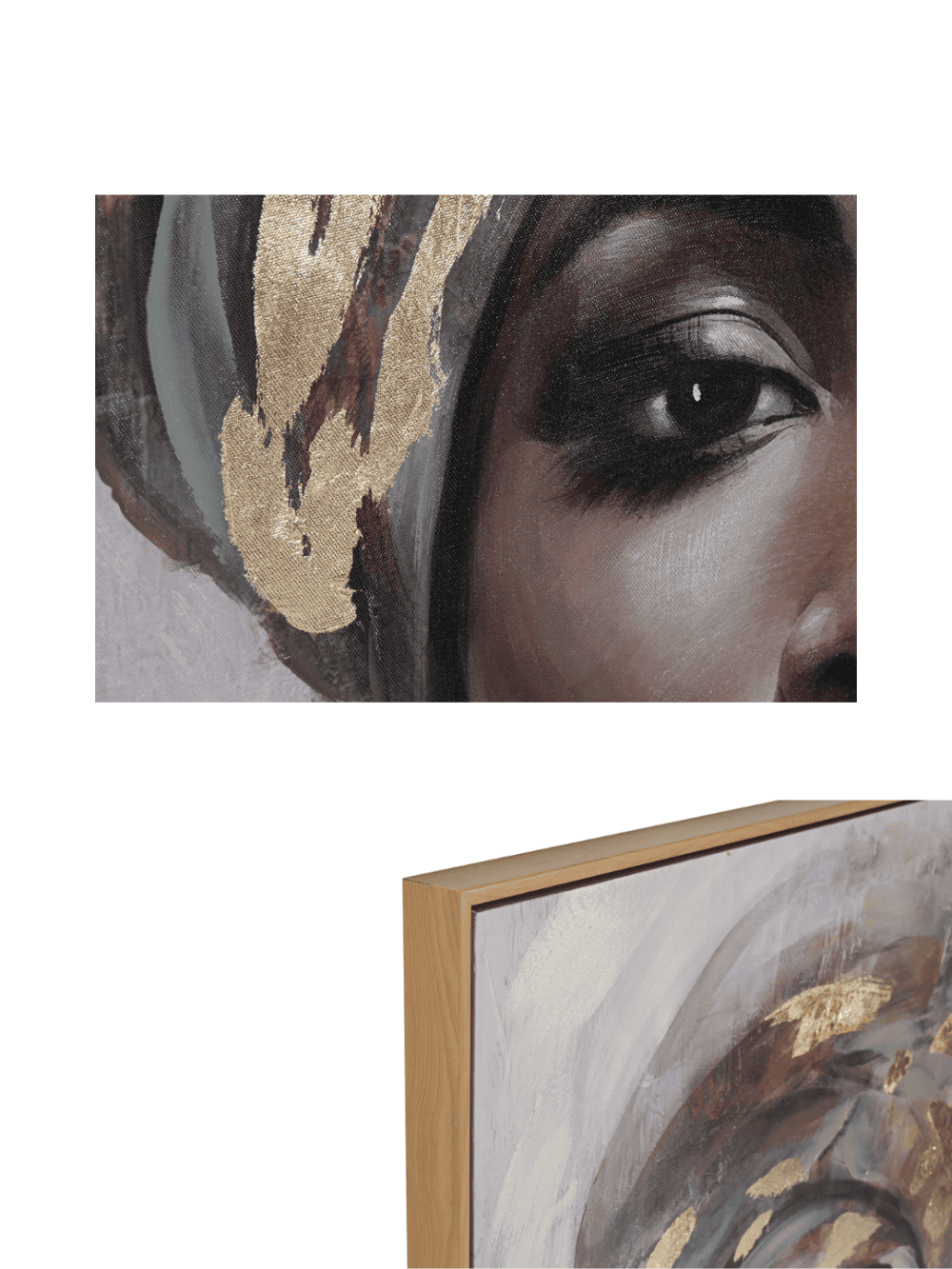 Quadro em tecido tela africana Eurokasa