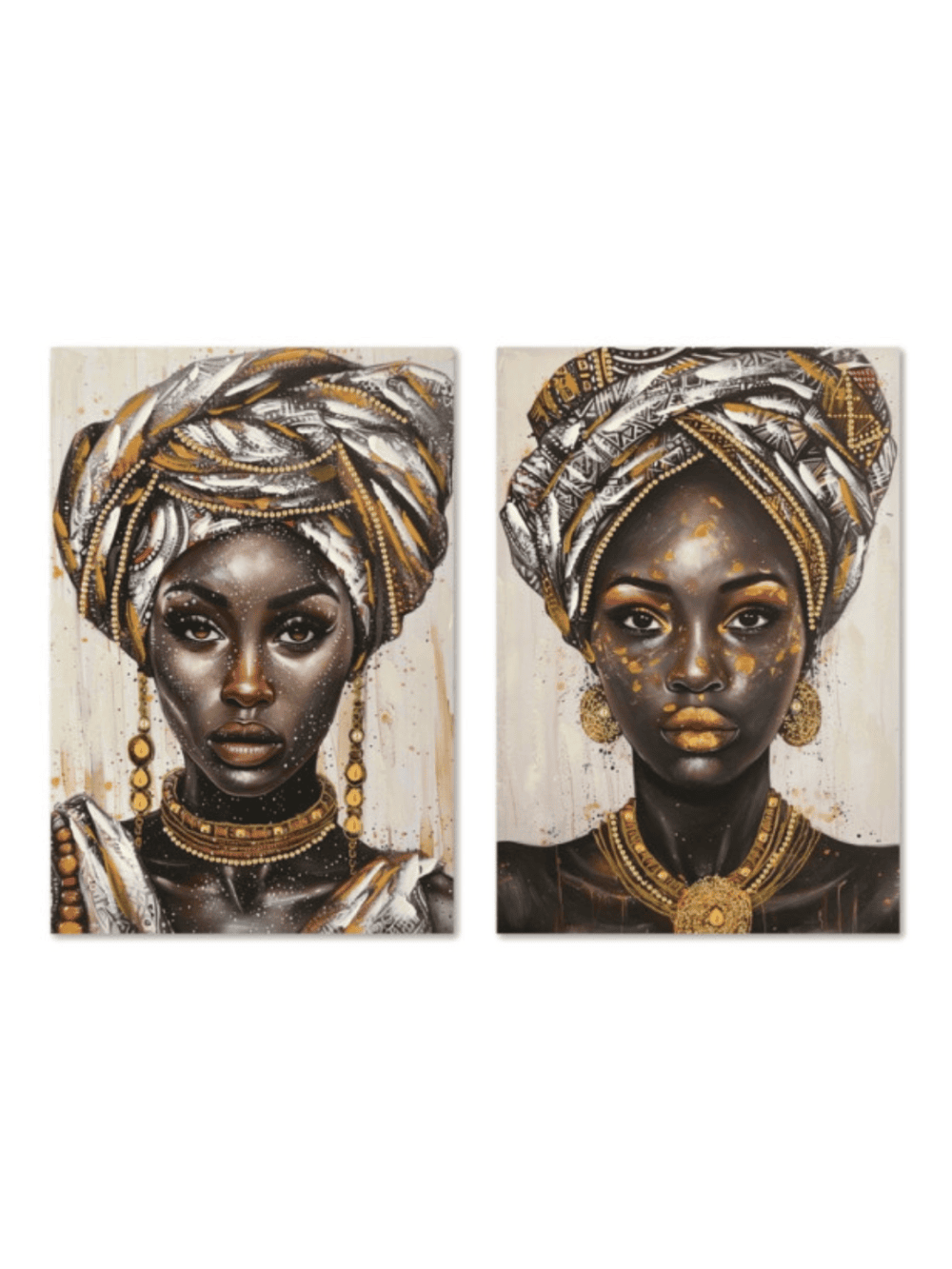 Quadro em tecido tela africana Eurokasa