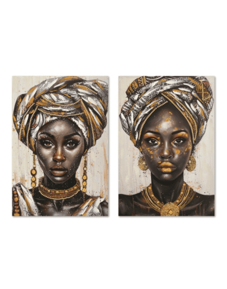 Quadro em tecido tela africana Eurokasa