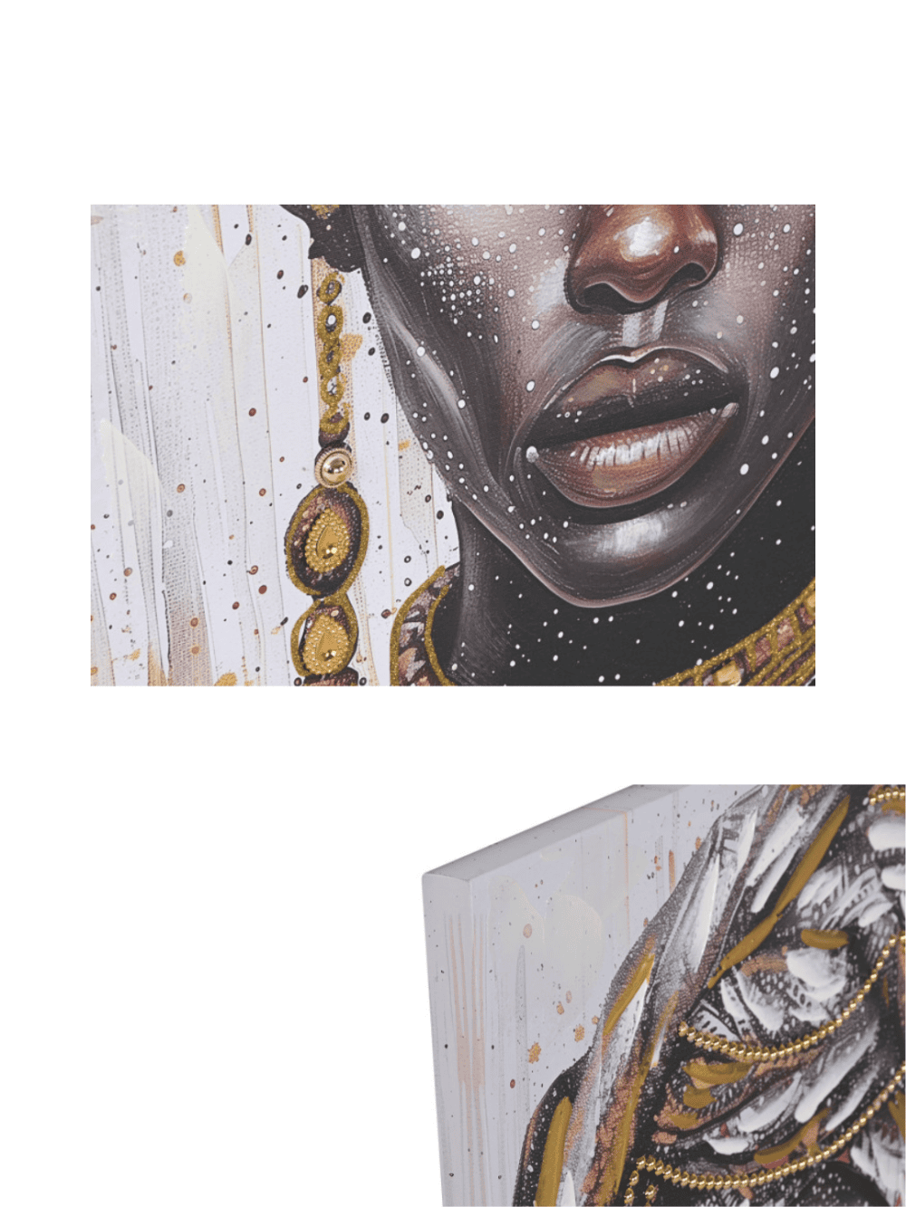 Quadro em tecido tela africana Eurokasa