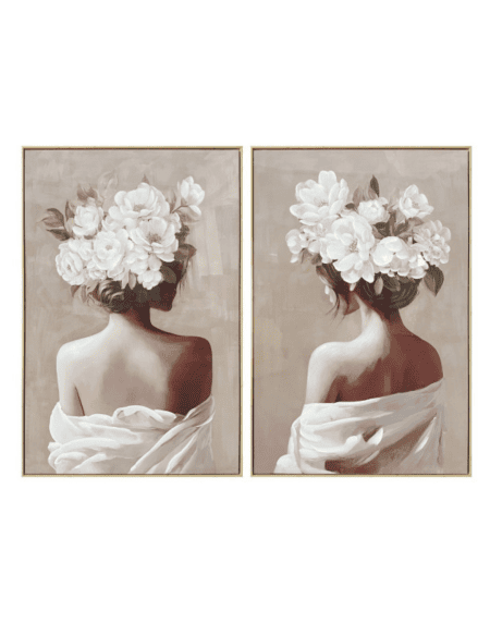 Quadro em tela Flower Girl 80x120cm figurativo decorativo da Eurokasa
