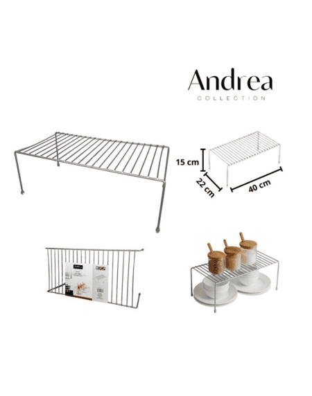 Mini estante adicional em metal para cozinha organizadora da Eurokasa